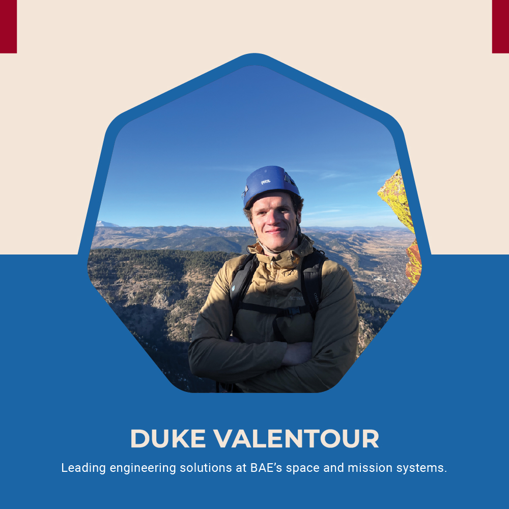 Headshots of Duke Valentour
